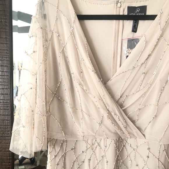 Adrianna Papell Formal beaded dress - Picture 1 of 7